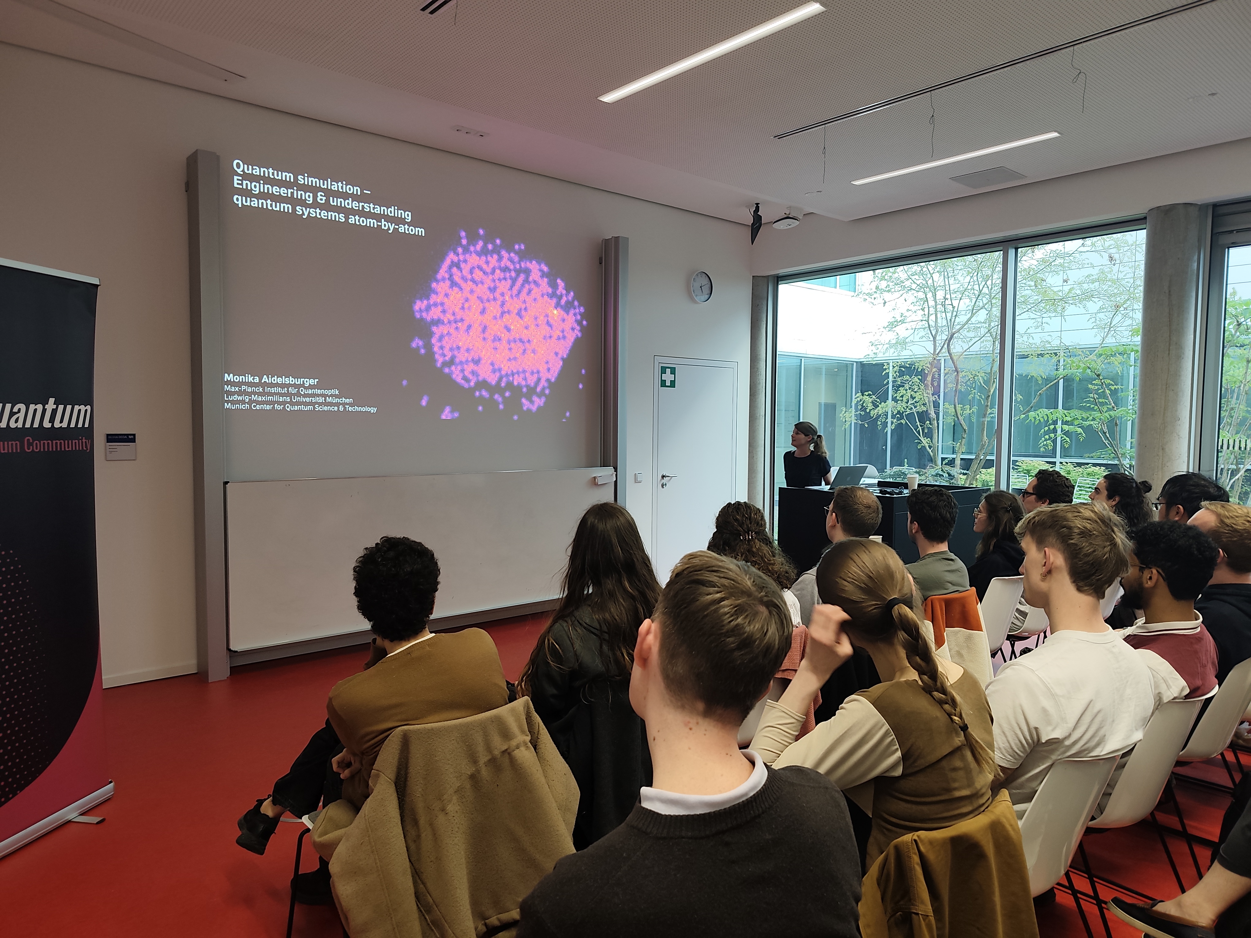 Journal Club participants attending a scientific talk